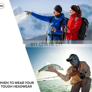 12-in-1 Headwear - Multifunctional Outdoors & Daily Headwear - Works as Headband, Neck Gaiter, Face Mask, Bandana, Balaclava thumbnail-2