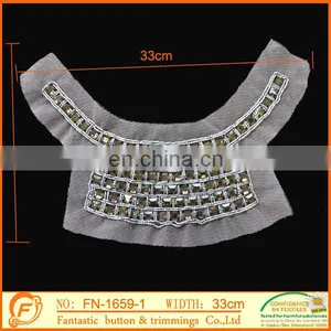 White Color Fashion New Acrylic Collar Trimming for Garment thumbnail-1
