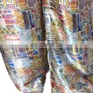 Digital Printed Beach Wear Palazzo Pants / Women's High Quality Satin Silk Trousers 2017 (beach Wear Palazzo Trousers Pant) thumbnail-3