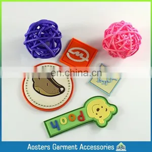Lovely Rubber Label Children's Clothing Plastic Label Tag Rubber Brand Patch Label thumbnail-6