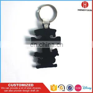 Hot Selling ! Disney Audited Factory Plastic Rubber Soft 3d PVC Keychains thumbnail-2