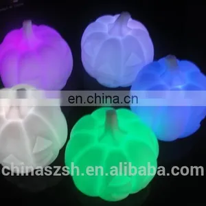 Plastic LED Glowing Flashing Pumpkin Lights for Halloween thumbnail-5