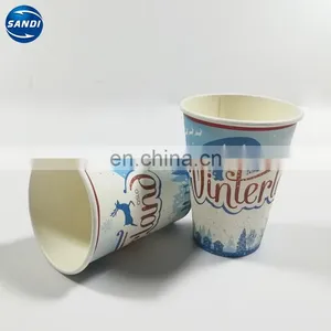 Custom LOGO Printed Disposable Coffee Paper Cup thumbnail-4