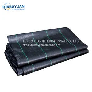 Heavy Duty Black Plastic Weed Barrier Matting Weed Control Fabric for Agriculture thumbnail-1