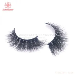 Black/Brown Color and Synthetic Hair Material 5D Faux Mink Eyelashes thumbnail-1