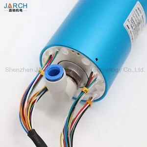 Rotary Union Electrical Flange Type Pneumatic Slip Ring Connector for Large Equipment thumbnail-1