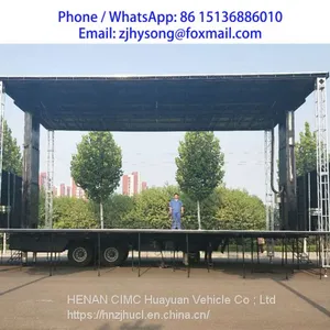 8.5 m Roadshow Mobile Stage Truck Trailer thumbnail-1