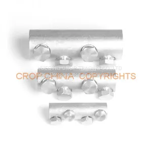 Aluminum Mechanical Coupling Pipe Joint Split Bolt Electrical Crimp Shear Connectors thumbnail-4