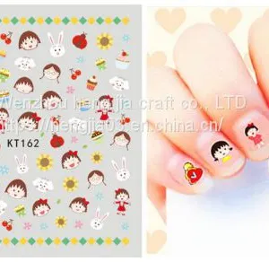 3D Cartoon Kids Wholesales Nail Sticker for Children Back Adhesive Decal Decoration Nail Sticker thumbnail-1