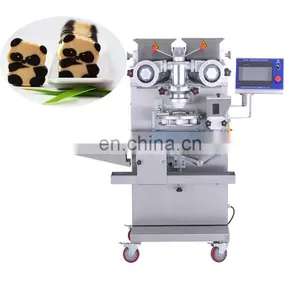 High Quality Automatic Encrusting Bear Biscuit Panda Cookie Forming Machine for Retail thumbnail-1