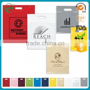 High Quality Reusable Custom Die Cut Handle Non Woven Shopping Bag for Promotion With China Factory thumbnail-1