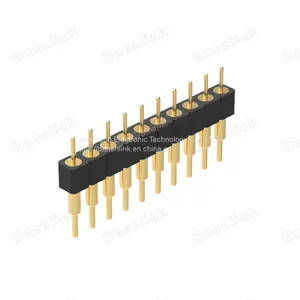 Dnenlink 2.54mm Machined Pin Connector Single Row H3.00mm Straight DIP thumbnail-4
