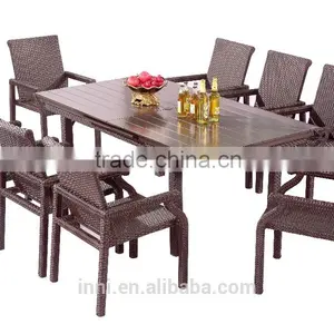 Outdoor Rattan Table Set thumbnail-1