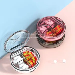 Plastic Storage Arts Craft Pill Case Organizer Birth Control Bin Pill Storage Case thumbnail-1