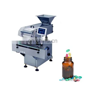Easily Operated Automatic Hemp Oil Softgels Capsules Counting Machine Gummy Bear Bottling Machine thumbnail-2