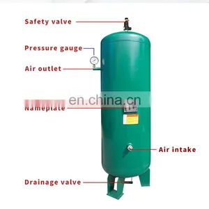 300L 600L 1000L Air Receiver Tank Air Compressed Storage Tank for Air Compressor thumbnail-2