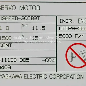 USAFED-20CB2T With Incr Encoder Yaskawa Servo Motor USAFED Series thumbnail-3