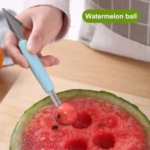 Kitchen Accessories Home and Kitchen Gadgets Kitchen Carving Knife Fruit Ball Digger Multifunctional Fruit Digging Spoon Platter Digge thumbnail-2
