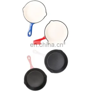 Thickened Enamel Cast Iron Steak Non-stick Frying-pan Striped Pan Barbecue Frying-pan thumbnail-1