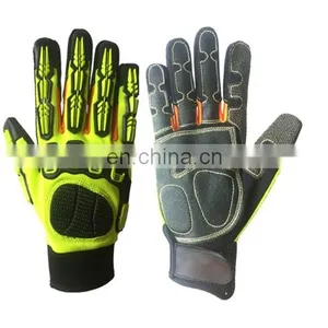 Mechanic Antivibration Cut Resistant TPR Impact Protection Gloves thumbnail-1