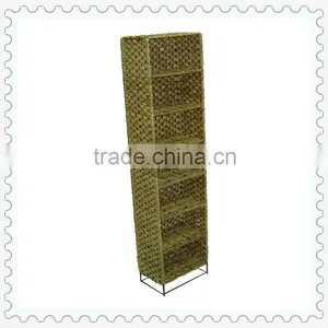 Modern Seagrass Handwoven 7 Layers Wire cd Storage Racks thumbnail-1