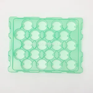 Green PET Vacuum Forming Plastic Blister Trays for Auto Parts Plastic Blister Packaging Inner Trays thumbnail-5