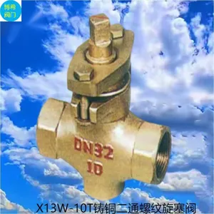 X13W-10 Cast Iron Threaded 2-Way Plug Valve thumbnail-5