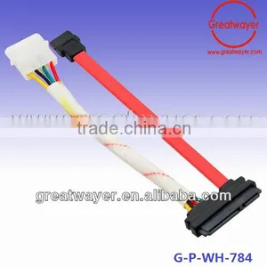 SATA 22pin Power Adapter Wire Harness thumbnail-1