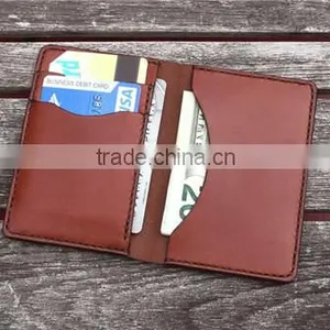 Men Leather Card Case / Multiple Genuine Cowhide Leather Card Holder thumbnail-1