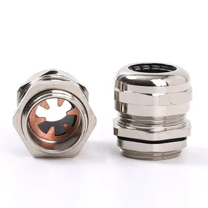 IP68 Waterproof Pg7 Pg9 Pg11 M12 M16 M20 M25 4-8mm EMC Metal Cable Glands Connector Brass Ss 304 316 Stainless Steel Cable Gland thumbnail-3