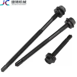 Carbon Steel Black Color Steel Tile Iron Sheet Outer Hexagonal Drilling Self-tapping Screws thumbnail-2