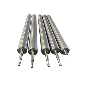 Industrial Hollow Steel Roller Chrome Plated Roller Mirror Finish Roller for China Factory thumbnail-2
