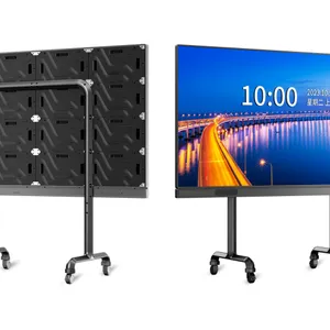 Pantalla de visualización de pared de televisión LED de tecnología COB de 138 pulgadas y 1,5 mm de espesor, duradera, con SDK para conferencias de video inteligentes en sistema Windows thumbnail-4
