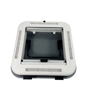 MAYGOOD MG16SL Durable and Strong Aluminum Top Frame RV Caravan Motorhome Skylight With LED Lights 500*500mm thumbnail-3