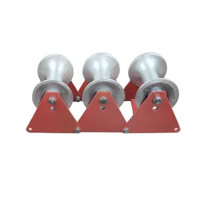 High-Strength Aluminum Cable Pulley 5-50T - For Power Transmission/Telecom Underground Trench Laying thumbnail-2