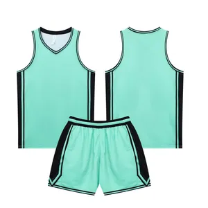 Wholesale Custom Mens Women Children Basketball Shirts Sublimation Basketball Uniforms Professional Throwback Jersey Breathable Sports Set thumbnail-1