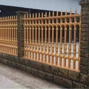 Concrete Precast Sword-shaped Fence for Villas, Yards, and Factory Areas, European-style Imitation Stone Railing and Wall thumbnail-4
