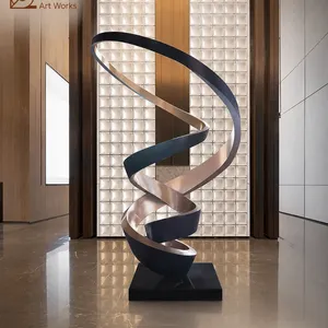 Corten Steel Abstract Sculpture thumbnail-1