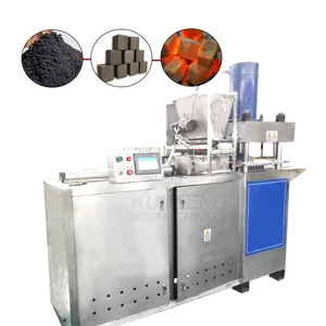Fully Automatic Hydraulic Shisha Charcoal Briquette Production Line Coconut Shell Cube Hookah Charcoal Making Machine EPC thumbnail-1