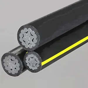 0.6/1kV XLPE Insulated Aerial Bunch Cable (ABC Cable) With Aluminum Conductor for Overhead Power Distribution thumbnail-1
