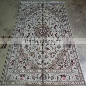 4x6ft on Sale Chinese Silk/wool Hand Knotted Carpet thumbnail-5
