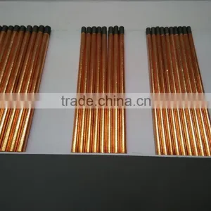 DC Copper-Coated Gouging Carbon Electrode / Half Round Gouging Carbon Rods thumbnail-1