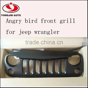 Auto Spare Parts Angry Front Grille 4x4 Offroad Bird Grill for Jeep Wrangler thumbnail-4