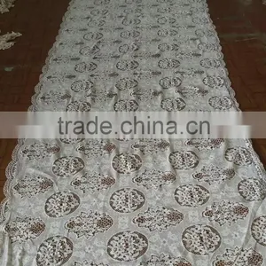 Wholesale New Lace Dress Design Polyester Lace Chemical Lace Fabric thumbnail-6