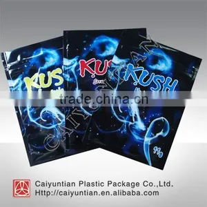 Kush Series Foil Zipper Pouch Bag/ High Quality Clean Package Bag thumbnail-1