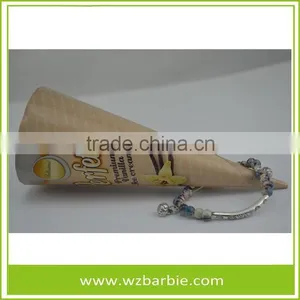 Food Grade Aluminum Foil Paper Sleeve For Ice Cream Cone thumbnail-4