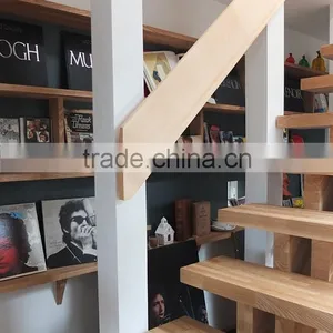 Custom Milled 3" Thick Unfinished Oak Wood Stair Treads thumbnail-4