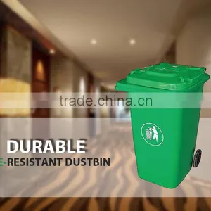 Outdoor Green Fire-resistant Dustbin thumbnail-2