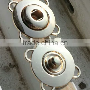 Sedex Audited Factory 2 Pillar Two Parts Sew-on Metal Popper Snap Button thumbnail-2