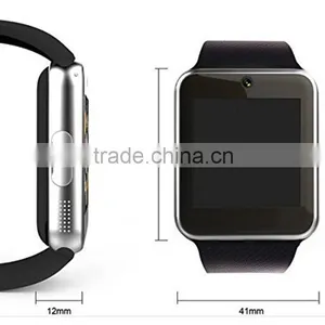 2016 Wholesale Top Selling GT08 Smart Watch With SIM Card ,MTK 6260A IOS Bluetooth Smart Watch GT08 VS DZ09 Android Smart Watch thumbnail-6